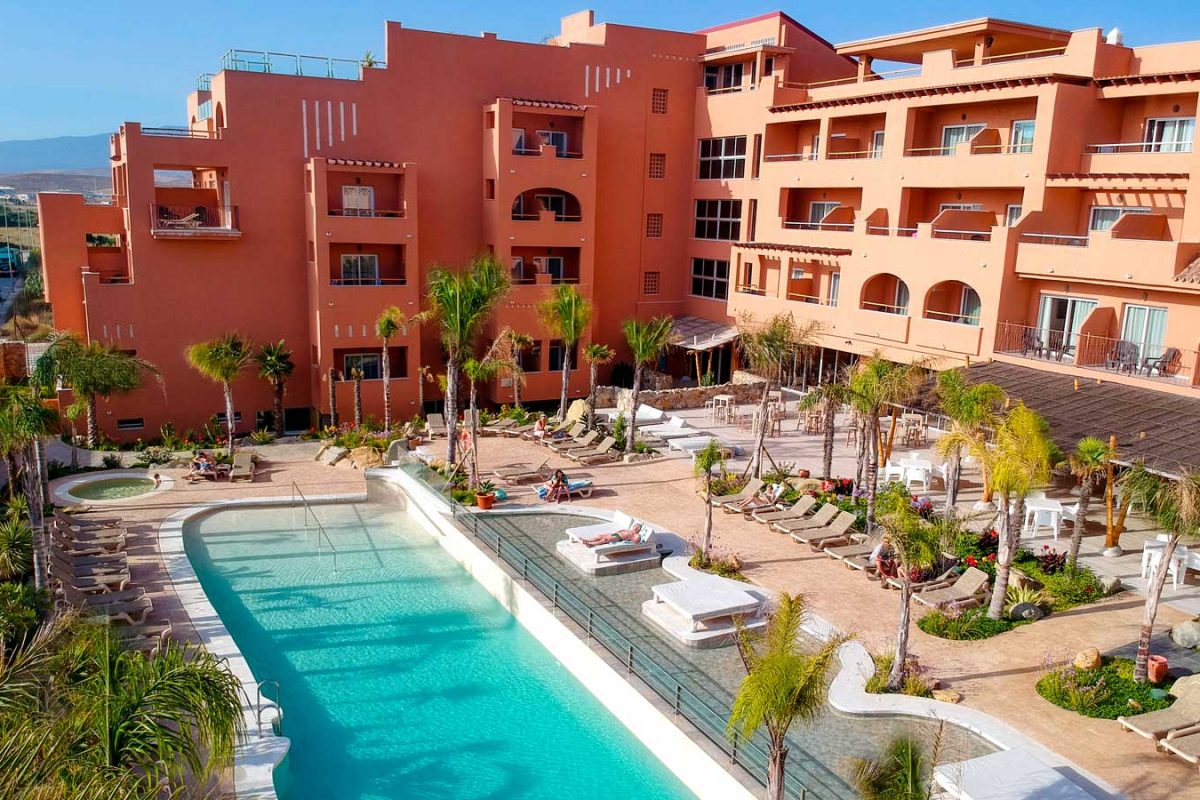 vista aerea del hotel tarifa lances