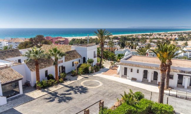 vista aerea de el cortijo de zahara