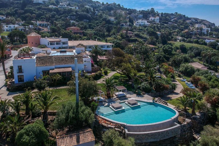 vista aerea de el cortijo de zahara