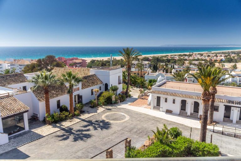 vista aerea de el cortijo de zahara