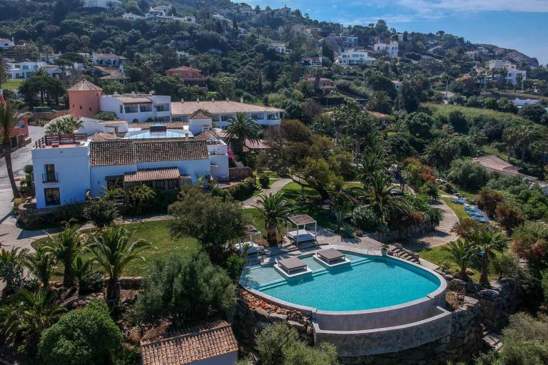 vista aerea de el cortijo de zahara