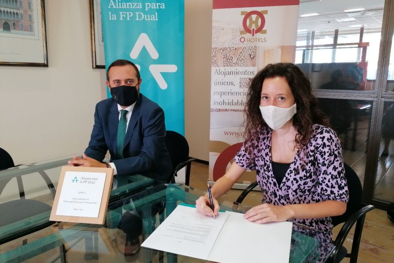fiirma q hotels adhesión FP Dual adhesion de q hotels a la fp dual