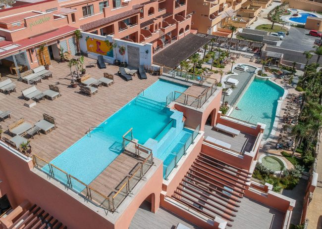 vista aerea del hotel tarifa lances
