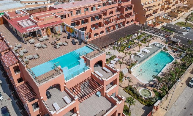 vista aerea del hotel tarifa lances