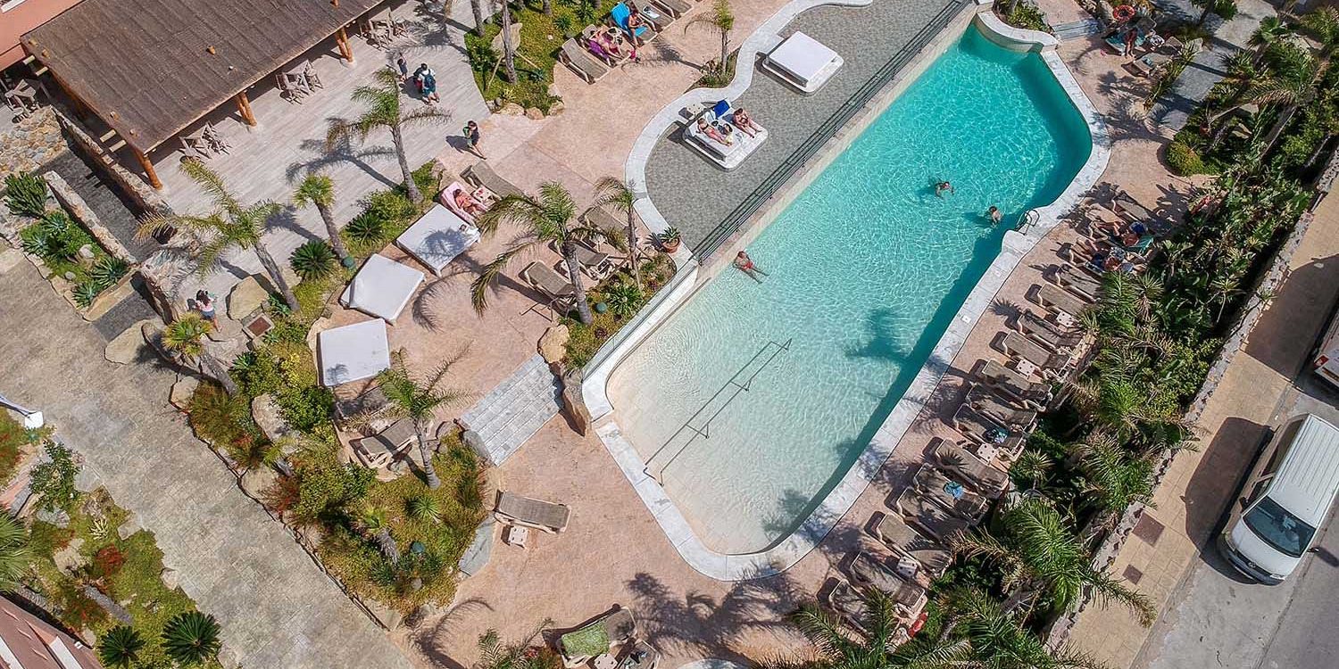 vista aerea del hotel tarifa lances