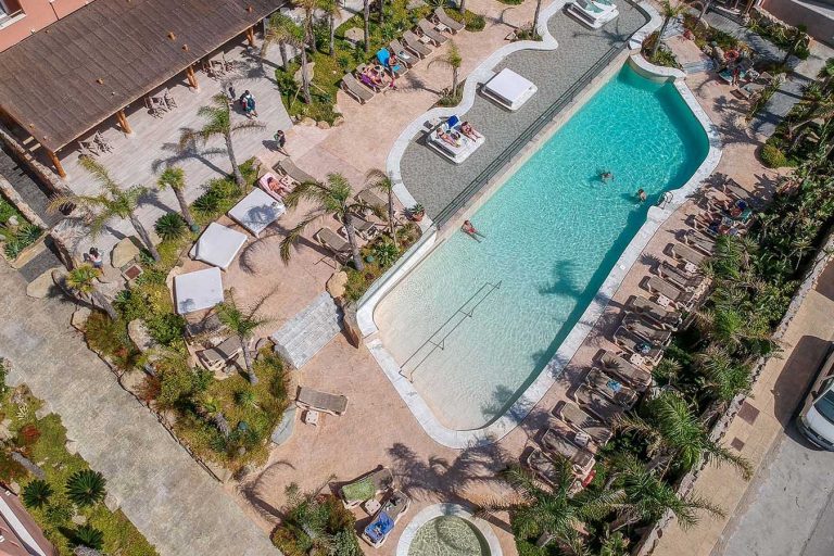 vista aerea del hotel tarifa lances