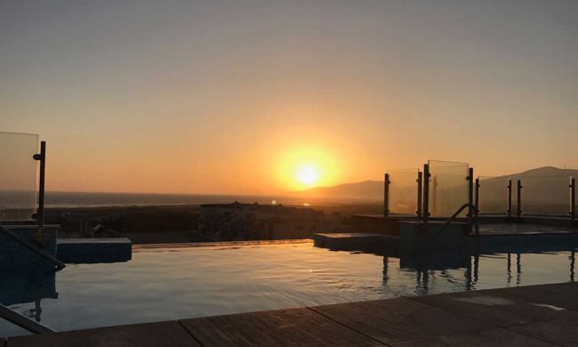 piscina infinity del hotel tarifa lances