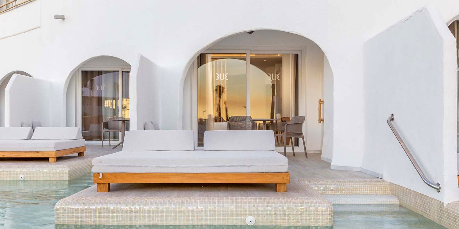 habitacion swim up del hotel zahara beach